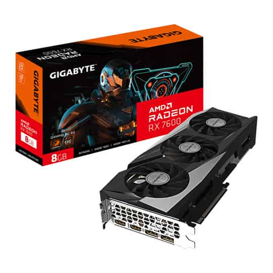 Gigabyte AMD Radeon RX 7600 GAMING OC 8GB Refurbished Graphics Card